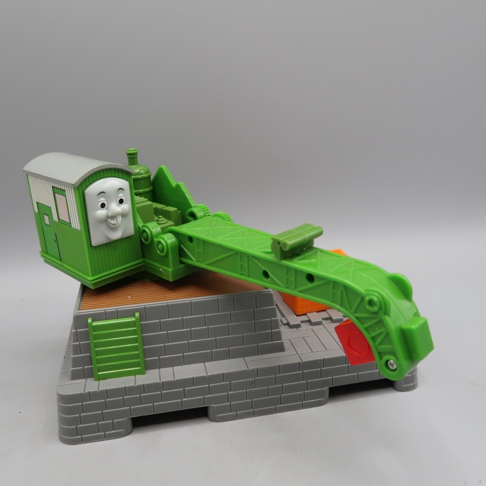 Thomas and Friends Trackmaster Collin The Crane Thomas Ltd 2009 Mattel Green